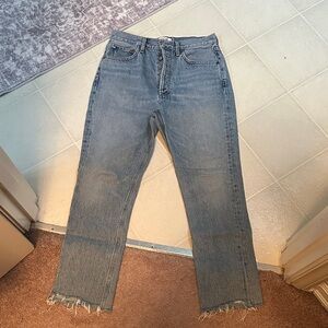 Agolde Riley Frayed Hem jeans